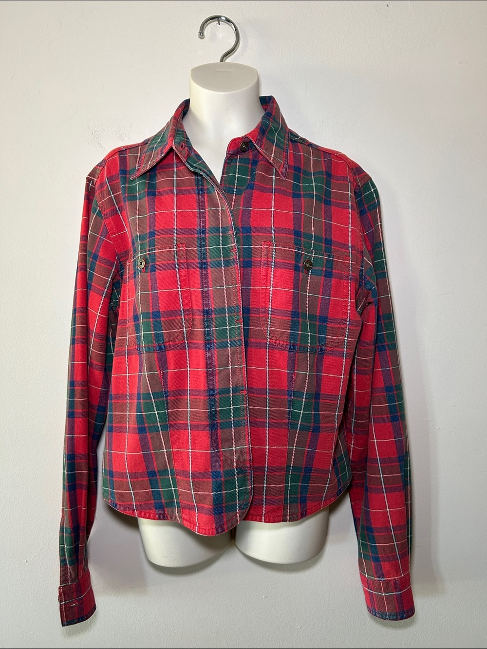 Liz Claiborne Plaid Women's Button-Up Jacket size 4